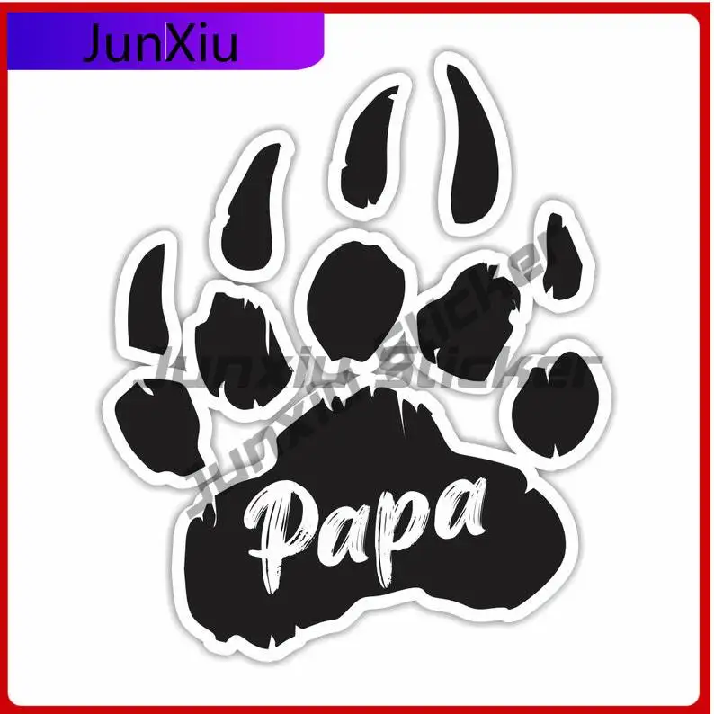 Papa Bear Paw Print Sticker Exterior Accessories Waterproof Vinyl Decal Dad Father New Born Baby On Board For Suv Car Bumper Pvc
Papa Bear Paw Print Sticker Exterior Accessories Waterproof Vinyl Decal Dad Father New Born Baby On Board For Suv Car Bumper Pvc