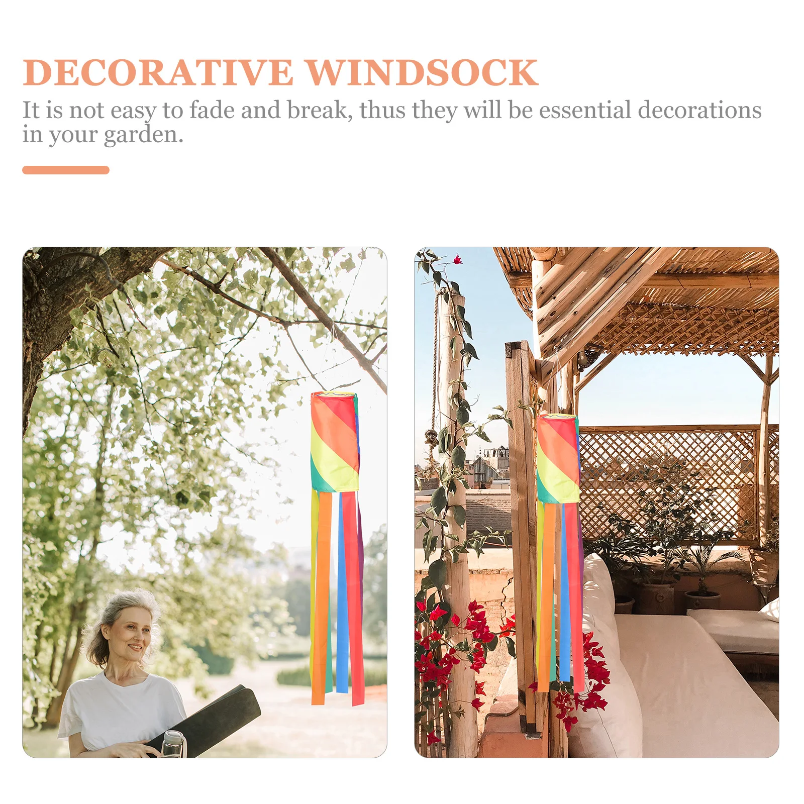 Yard Windsock Flag Rainbow Colored Outdoor Garden Decorative Wind Direction Sock for Lawn Patio Pride Decoration
Yard Windsock Flag Rainbow Colored Outdoor Garden Decorative Wind Direction Sock for Lawn Patio Pride Decoration
