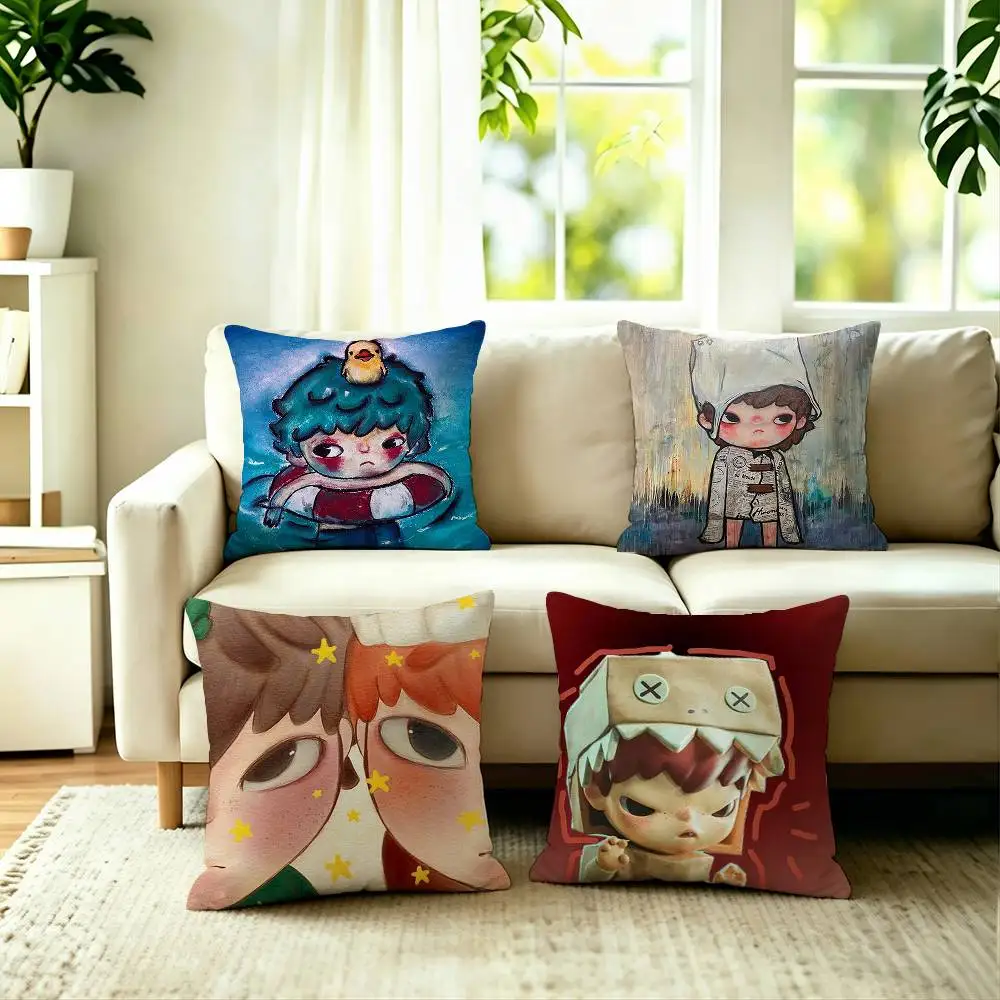 Cartoon Doll H-HironoS Pillow Case Square Double-Sided Sofa Cushion Cover Bedroom Bedside Pillow
Cartoon Doll H-HironoS Pillow Case Square Double-Sided Sofa Cushion Cover Bedroom Bedside Pillow