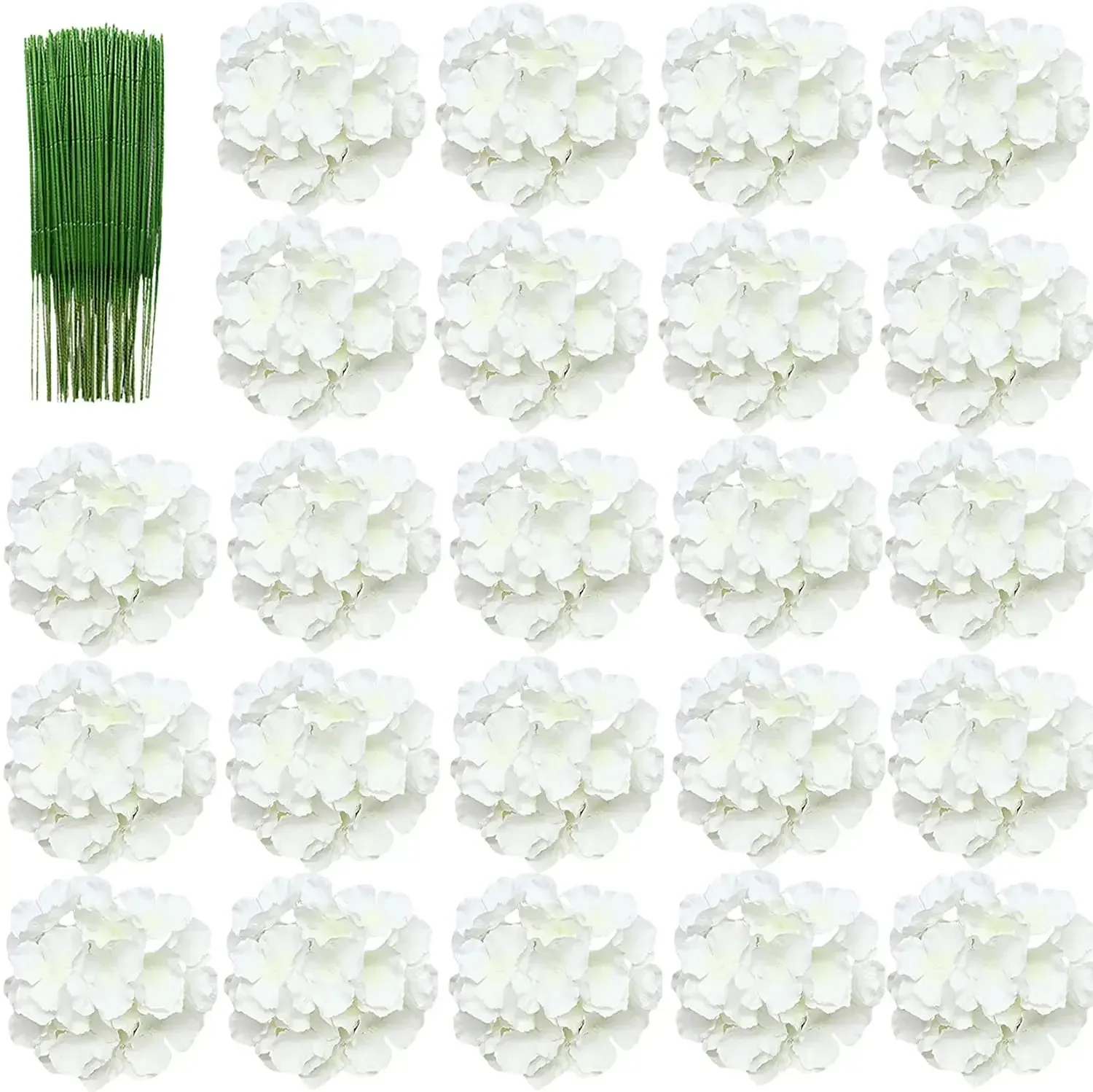 New 8 inch Big Silk Hydrangea Heads Artificial Flowers Heads with Stems 25 pcs
New 8 inch Big Silk Hydrangea Heads Artificial Flowers Heads with Stems 25 pcs