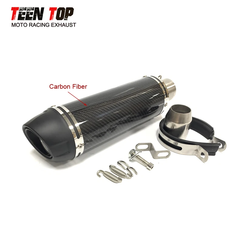 Universal 51mm Carbon Fiber Motorcycle Exhaust System For Yamaha R1 R6 MT09 MT07 TMAX500 NMAX155 MSX125 Muffler Silencieux Moto
Universal 51mm Carbon Fiber Motorcycle Exhaust System For Yamaha R1 R6 MT09 MT07 TMAX500 NMAX155 MSX125 Muffler Silencieux Moto