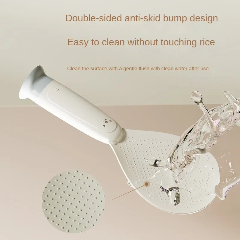 New Suction Cup Rice Spoon Can Stand Up and Not Stick To Rice Making and Rice Serving Heat-resistant Standing Spoon
New Suction Cup Rice Spoon Can Stand Up and Not Stick To Rice Making and Rice Serving Heat-resistant Standing Spoon