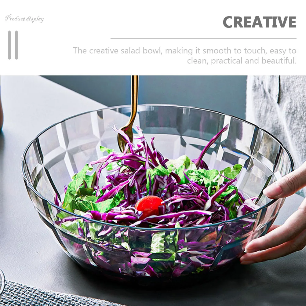 3 Pcs Bowl Large Plastic Big Salad Bowl Bowls for Parties Easy to Clean Clear Serving Bowls Storage Serving
3 Pcs Bowl Large Plastic Big Salad Bowl Bowls for Parties Easy to Clean Clear Serving Bowls Storage Serving