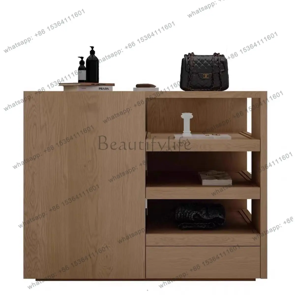 Solid wood Nakajima table display stand clothing store display decoration cabinet
Solid wood Nakajima table display stand clothing store display decoration cabinet