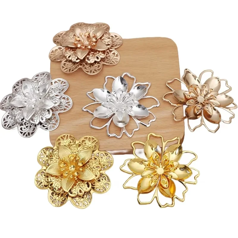 BoYuTe (20 Pieces/Lot) 56MM Multi-Layer Metal Iron Flower Base Materials Factory Supply DIY Handmade Jewelry Accessories
BoYuTe (20 Pieces/Lot) 56MM Multi-Layer Metal Iron Flower Base Materials Factory Supply DIY Handmade Jewelry Accessories