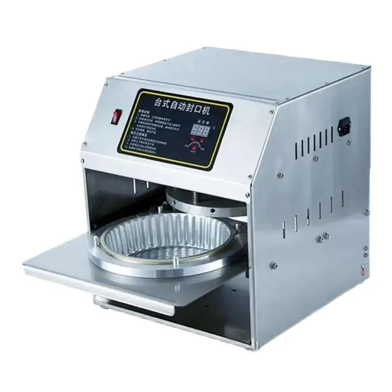 Automatic Aluminum Foil Food for Bowl Vegetable Vegetable with Aluminum Cap and Film for Daily Use Sealing Machine
Automatic Aluminum Foil Food for Bowl Vegetable Vegetable with Aluminum Cap and Film for Daily Use Sealing Machine