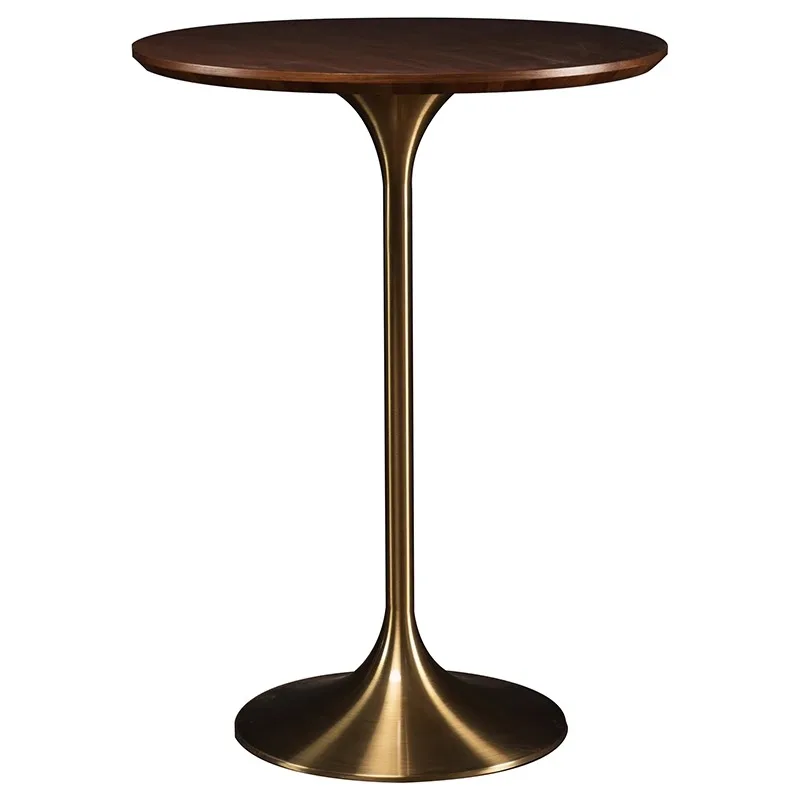 Balcony Light Luxury Round Bar Table Household Tulip Walnut Wine Bar Coffee Table American Tall Table
Balcony Light Luxury Round Bar Table Household Tulip Walnut Wine Bar Coffee Table American Tall Table