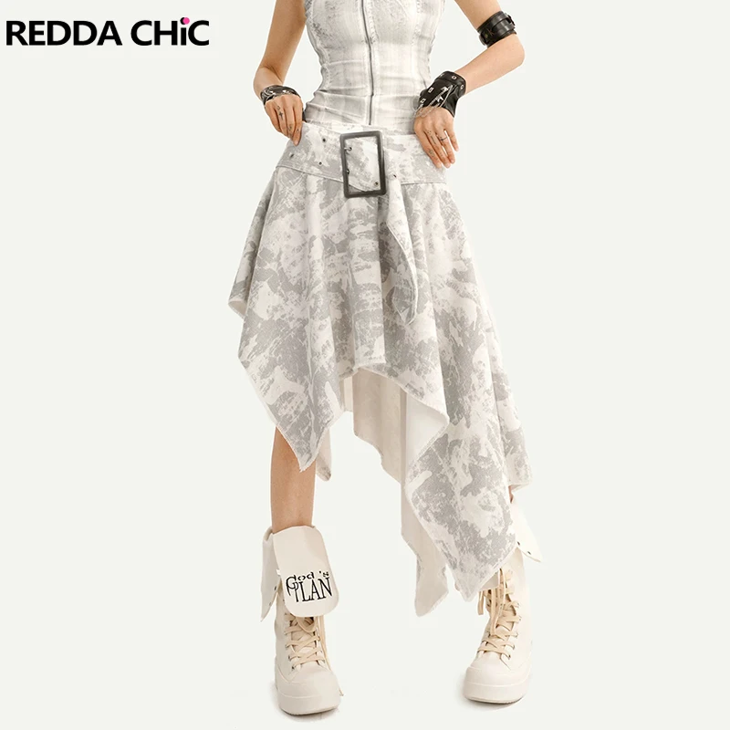Джинсовая юбка REDDACHiC Dusty White Long Jean Skirt для женщин, в стиле гранж, с эффектом потертости, тай-дай, асимметричная, А-силуэт, джинсовая юбка в стиле панк, винтажная, уличная мода
Джинсовая юбка REDDACHiC Dusty White Long Jean Skirt для женщин, в стиле гранж, с эффектом потертости, тай-дай, асимметричная, А-силуэт, джинсовая юбка в стиле панк, винтажная, уличная мода