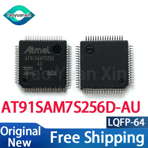 (5 ชิ้น) ใหม่ต้นฉบับ AT91SAM7S256-AU AT91SAM7S256 91SAM7S256 LQFP-64 ชิปเซ็ต
