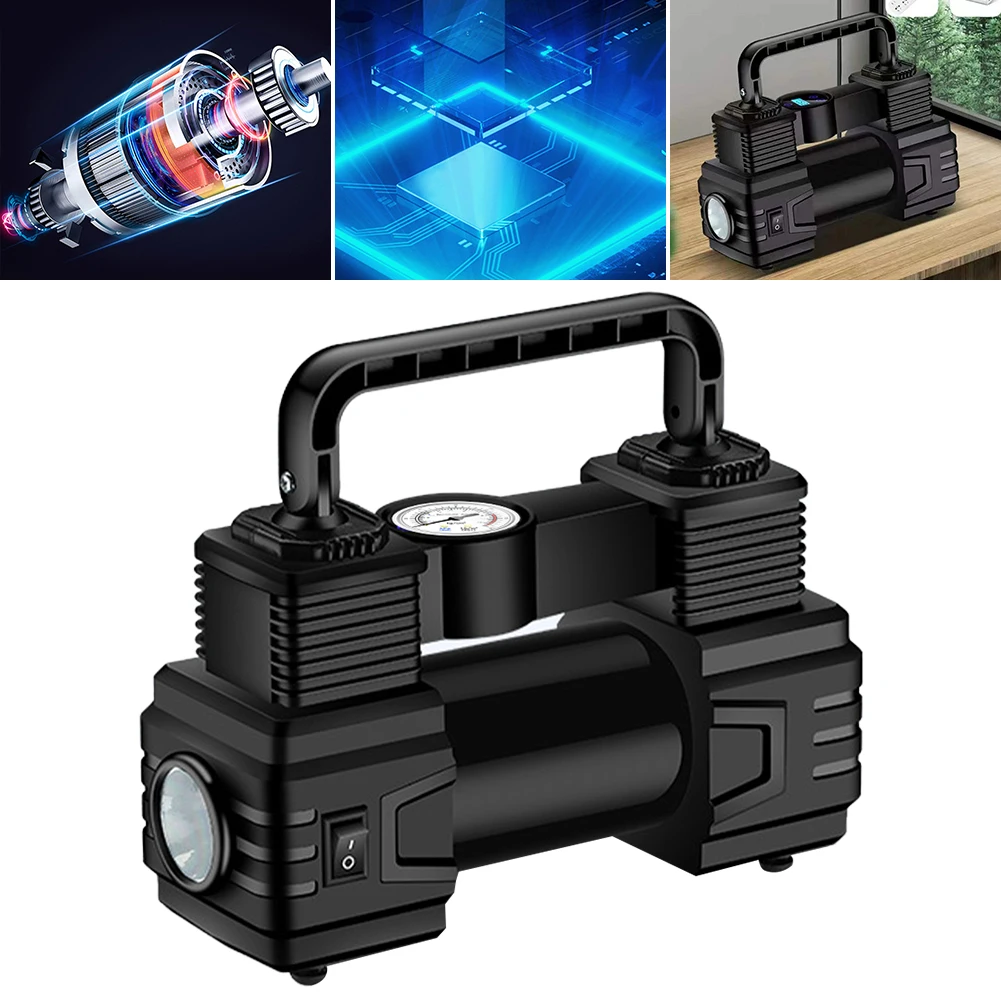 Electric Tire Inflator 150 PSI 12V Car Tire Pump LED Emergency Flashlight Electric Air Pump Auto Inflatable Pump for All Vehicle
Electric Tire Inflator 150 PSI 12V Car Tire Pump LED Emergency Flashlight Electric Air Pump Auto Inflatable Pump for All Vehicle
