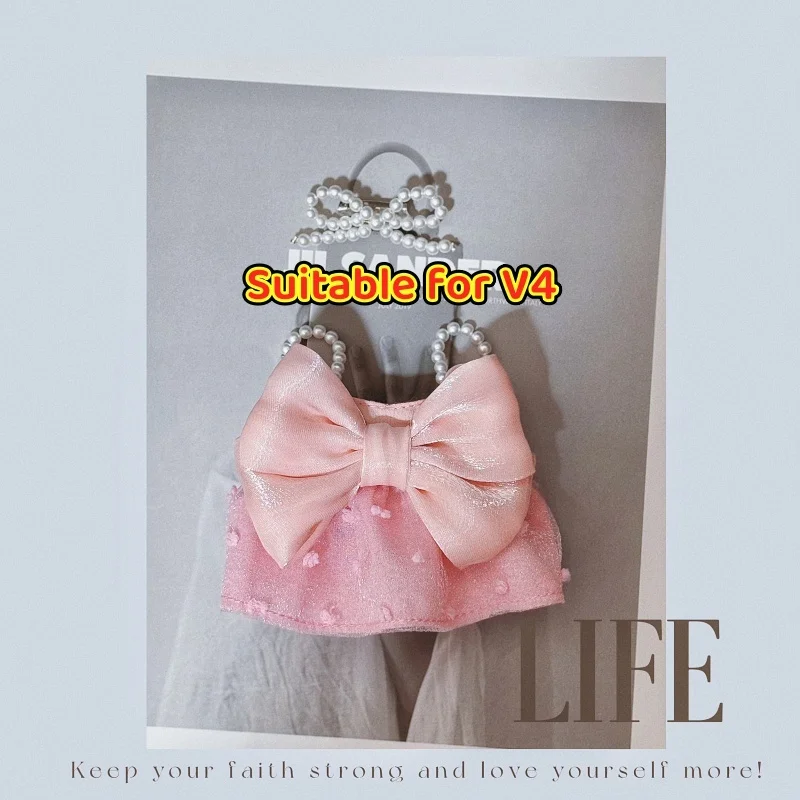 Милый комплект одежды для мини-куклы Labubu V4: платье с бантом и жемчужной заколкой — модные аксессуары для кукол
Милый комплект одежды для мини-куклы Labubu V4: платье с бантом и жемчужной заколкой — модные аксессуары для кукол