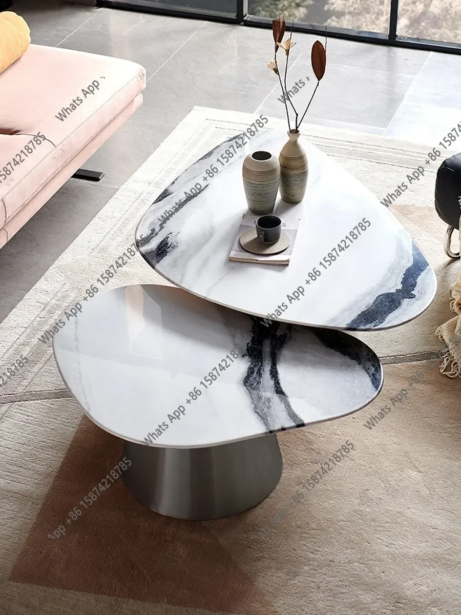 C X Italian Minimalist Marble Special-shaped Coffee Table Light Luxury Living Room Size Combination Designer
C X Italian Minimalist Marble Special-shaped Coffee Table Light Luxury Living Room Size Combination Designer
