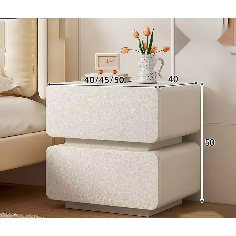 Smart bedside table, new bedroom with light, all solid wood, light luxury and simple bedside table
Smart bedside table, new bedroom with light, all solid wood, light luxury and simple bedside table