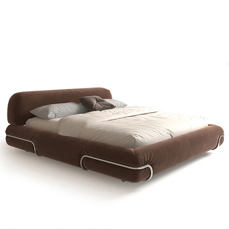 #For the latest designer cloud bed modern upholstered fabric bed set furniture bedroom popular cream style high-end soft king
#For the latest designer cloud bed modern upholstered fabric bed set furniture bedroom popular cream style high-end soft king