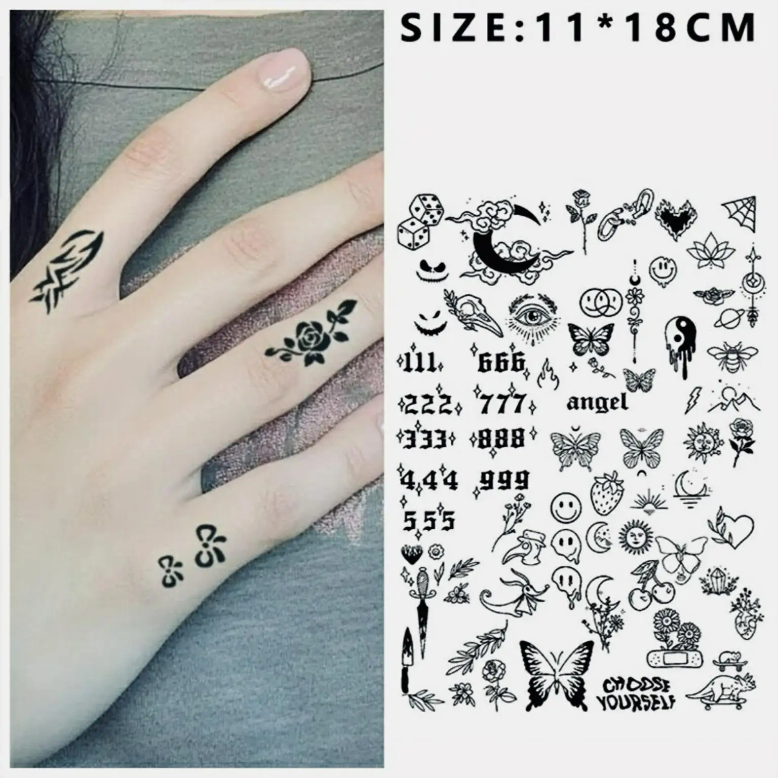 Small image Temporary Tattoos,Tattoo Stickers,Waterproof Long-Lasting 15 Days,Semi-Permanent Fake Tattoo,body art for Men Women
Small image Temporary Tattoos,Tattoo Stickers,Waterproof Long-Lasting 15 Days,Semi-Permanent Fake Tattoo,body art for Men Women