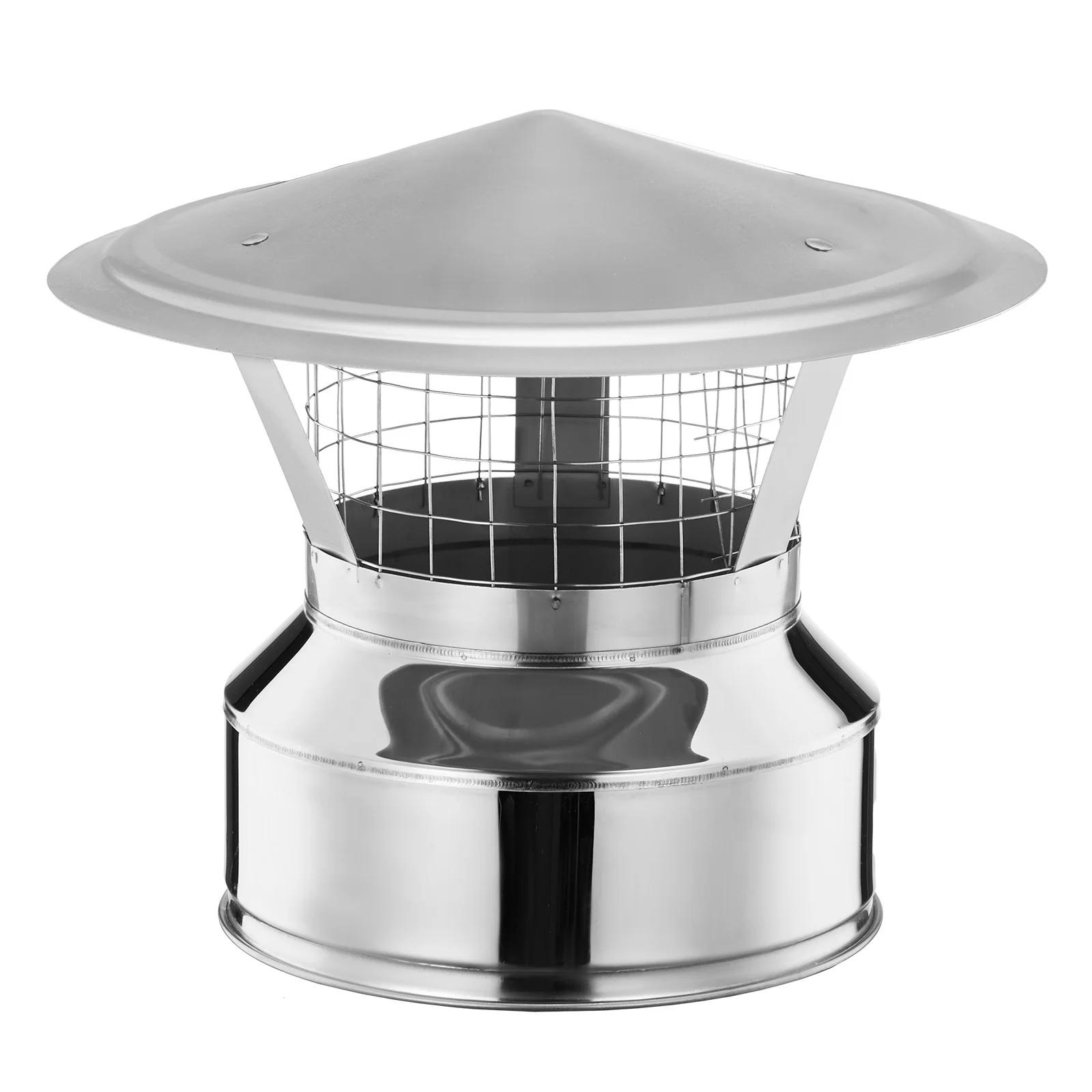 SucceBuy 6-In Through the Wall Kit Chimney Pipe with Cone-Top Rain Cap Adjustable Bracket Base Support for Outdoor Roof Silver
SucceBuy 6-In Through the Wall Kit Chimney Pipe with Cone-Top Rain Cap Adjustable Bracket Base Support for Outdoor Roof Silver