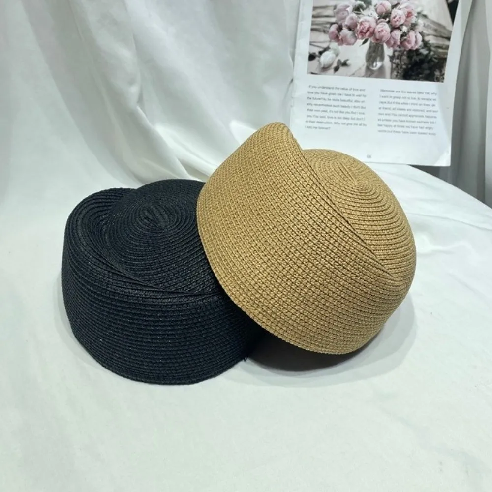 Fashion Straw Material Beret Hat Breathable Vintage Look Hostess Pillbox Hat Millinery Fascinator Base Summer Season
Fashion Straw Material Beret Hat Breathable Vintage Look Hostess Pillbox Hat Millinery Fascinator Base Summer Season