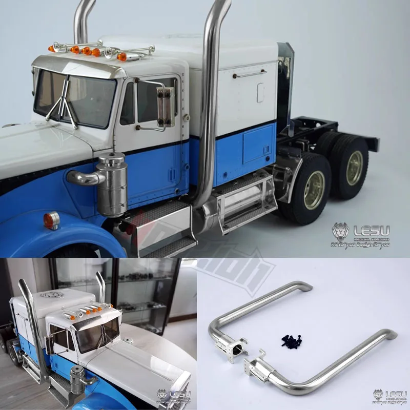 RC 1/14 LESU Metal Exhaust Pipe Chimney GW-K010 For Tamiya 1/14 King Hauler Grand Hauler Rc Tractor Truck Diy Model Truck Parts
RC 1/14 LESU Metal Exhaust Pipe Chimney GW-K010 For Tamiya 1/14 King Hauler Grand Hauler Rc Tractor Truck Diy Model Truck Parts