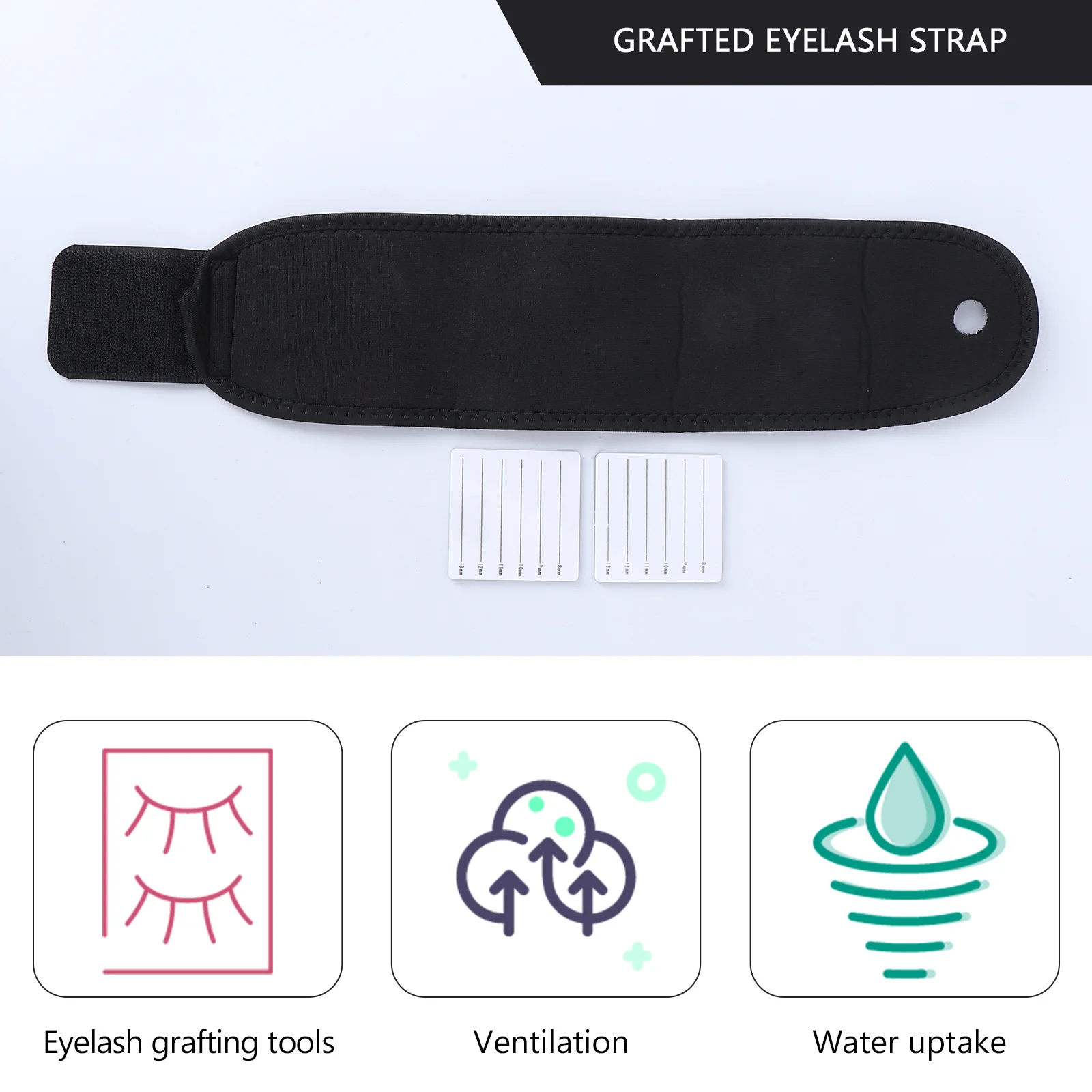 Eyelash Grafting Hand Strap 8-13Mm Scale Markings Durable Breathable For Salon Professional Use Fake Eyelash Holder Tool
Eyelash Grafting Hand Strap 8-13Mm Scale Markings Durable Breathable For Salon Professional Use Fake Eyelash Holder Tool