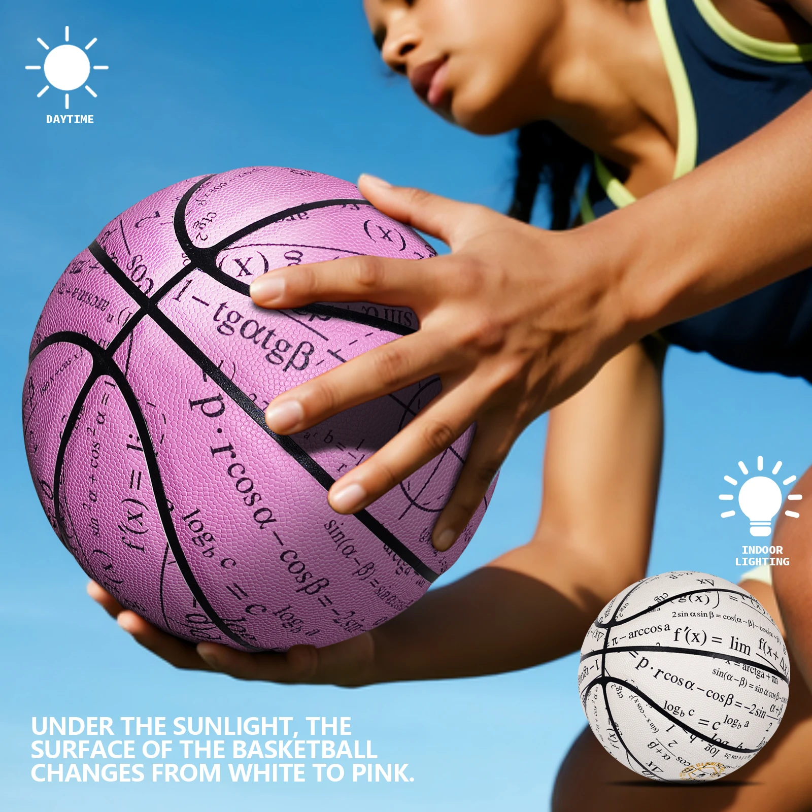 Color-changing Basketball Size 6/7 For Youth Adults Outdoor Pu Leather Wear-resistant Basketball For Training Game Ball Gift
Color-changing Basketball Size 6/7 For Youth Adults Outdoor Pu Leather Wear-resistant Basketball For Training Game Ball Gift