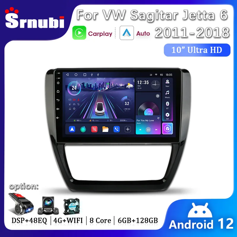 2 Din Android 12 SSR Car Radio For Volkswagen VW Sagitar Jetta 6 Bora 2011-2018 Multimedia Player Navigation GPS Carplay Stereo
2 Din Android 12 SSR Car Radio For Volkswagen VW Sagitar Jetta 6 Bora 2011-2018 Multimedia Player Navigation GPS Carplay Stereo