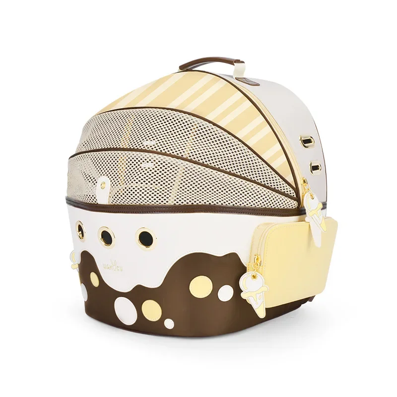 Ice cream small cat bag, go out double shoulder breathable cat pet bag mini dog backpack
Ice cream small cat bag, go out double shoulder breathable cat pet bag mini dog backpack