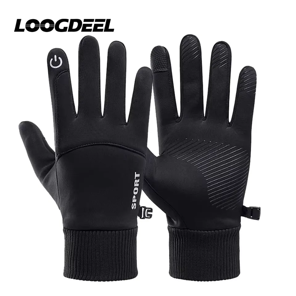LOOGDEEL Winter Waterproof Skiing Gloves Non-slip Warm Outdoor Sports Running Motorcycle Ski Touch Screen Fleece Gloves Unisex
LOOGDEEL Winter Waterproof Skiing Gloves Non-slip Warm Outdoor Sports Running Motorcycle Ski Touch Screen Fleece Gloves Unisex