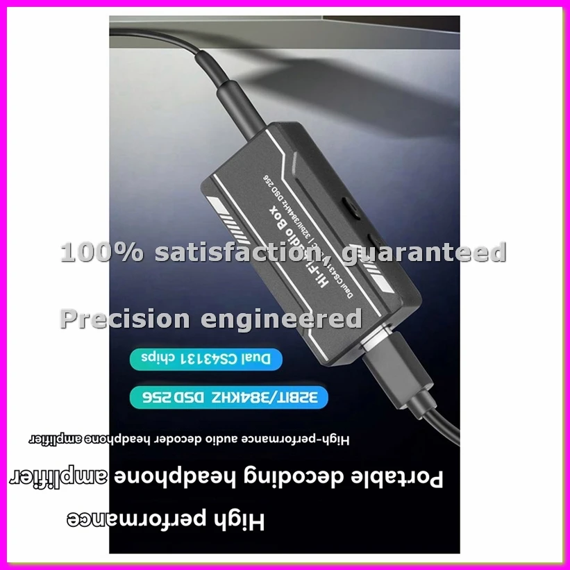 Headphone Amplifier Small Tail Lossless Decoding Headphone Amplifier Balanced Fever HIFI Portable Audio Decoder-ABVK
Headphone Amplifier Small Tail Lossless Decoding Headphone Amplifier Balanced Fever HIFI Portable Audio Decoder-ABVK