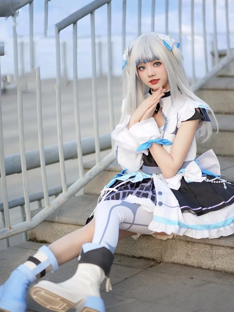 Vtuber Hololive4th Gawr Gura Cosplay Costume Anime Women Lovely Outfit Role Play Clothing Carnival Activity Daily Suit Pre-sale
Vtuber Hololive4th Gawr Gura Cosplay Costume Anime Women Lovely Outfit Role Play Clothing Carnival Activity Daily Suit Pre-sale