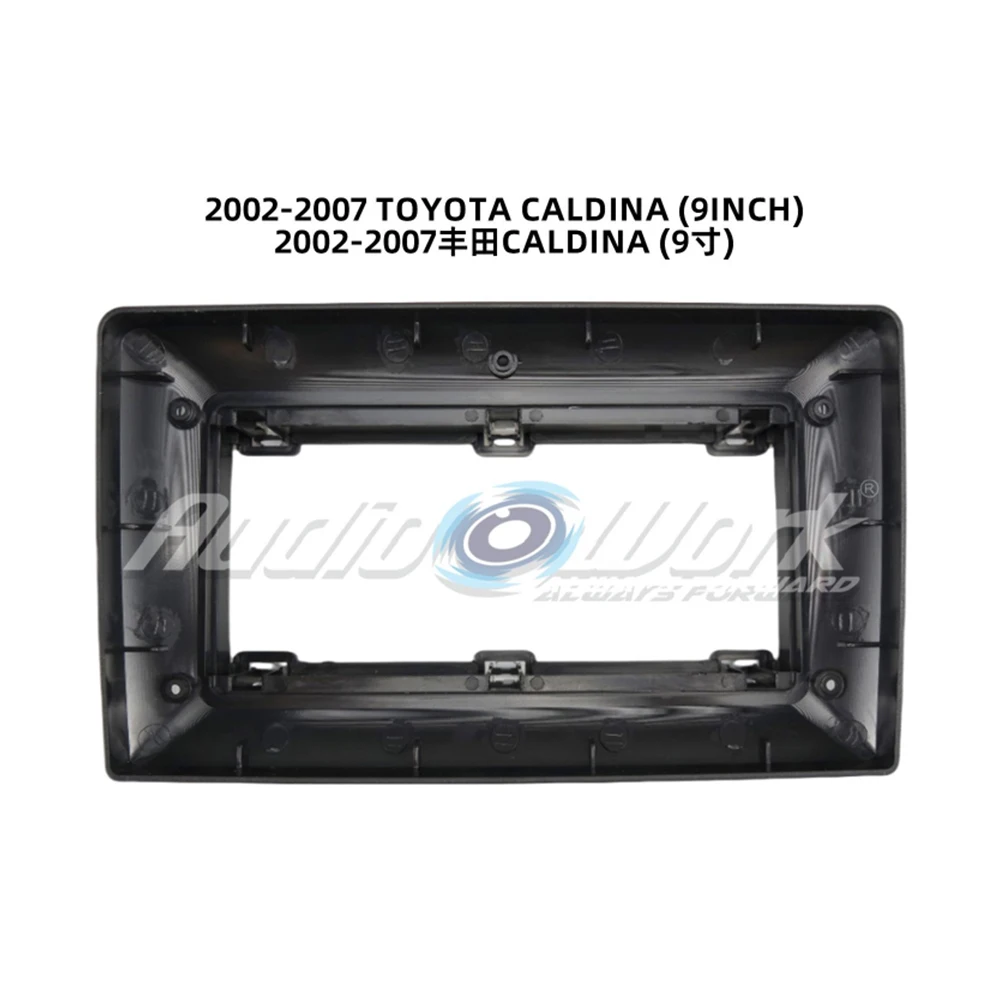 SUITABLE FOR 2002-2007 TOYOTA CALDINA 9 Inch Car Frame Fascia Adapter Bezel Android Radio Audio Dash Panel Kit
SUITABLE FOR 2002-2007 TOYOTA CALDINA 9 Inch Car Frame Fascia Adapter Bezel Android Radio Audio Dash Panel Kit