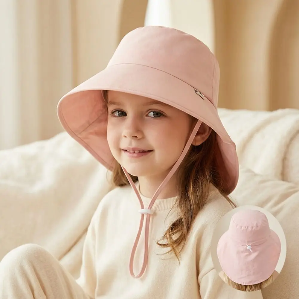 Wide-Brimmed Children's Sun Hat Breathable UV Protection Summer Bucket Hat Lightweight Solid Color Neck Scarf Sun Cap
Wide-Brimmed Children's Sun Hat Breathable UV Protection Summer Bucket Hat Lightweight Solid Color Neck Scarf Sun Cap