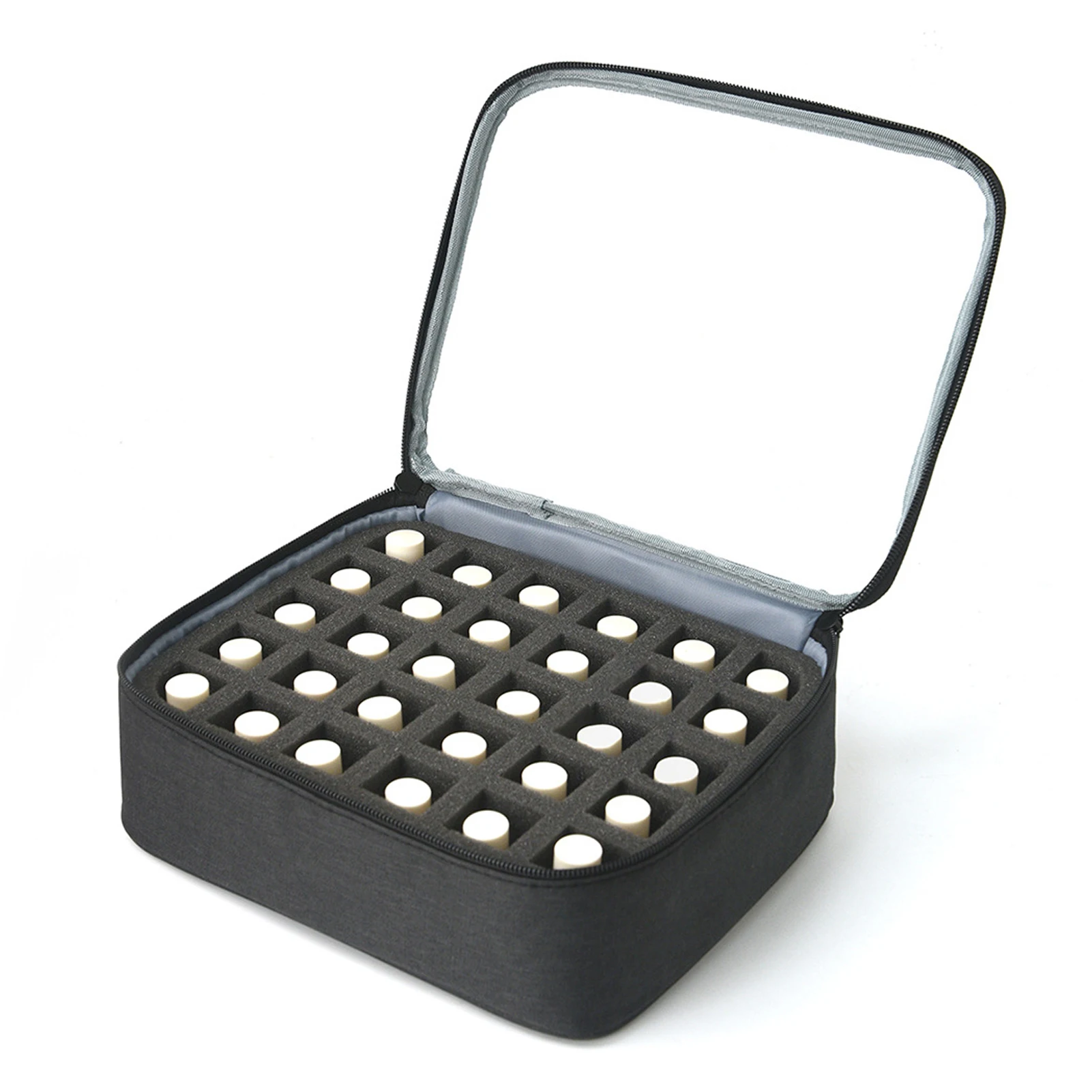 30 Grids Nail Polish Storage Bag Essential Oil Case Cosmetic Organizer for Travel Nail salon For 30 Bottles 15ml/5 Fl.oz Nail 
30 Grids Nail Polish Storage Bag Essential Oil Case Cosmetic Organizer for Travel Nail salon For 30 Bottles 15ml/5 Fl.oz Nail