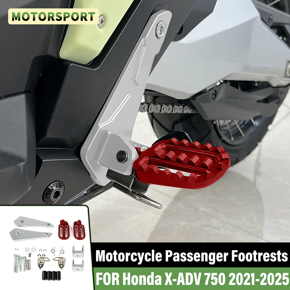 Motorcycle Passenger Footrests Folding Foot Peg Foot Pegs Side Stand Pedal For Honda XADV750 XADV-750 2021 2022 2023 2024 2025
Motorcycle Passenger Footrests Folding Foot Peg Foot Pegs Side Stand Pedal For Honda XADV750 XADV-750 2021 2022 2023 2024 2025