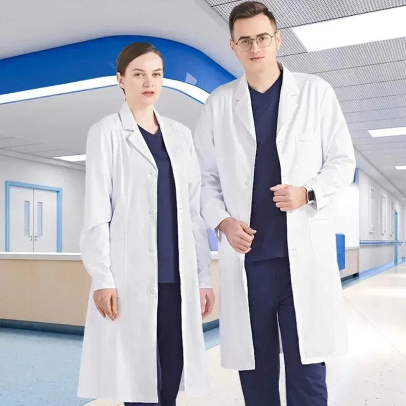 Nightingale White Gown Short Sleeve Summer Men's and Women's Doctor's Overall Hospital Chemical Thin Lab Coat Nurse Overalls
Nightingale White Gown Short Sleeve Summer Men's and Women's Doctor's Overall Hospital Chemical Thin Lab Coat Nurse Overalls