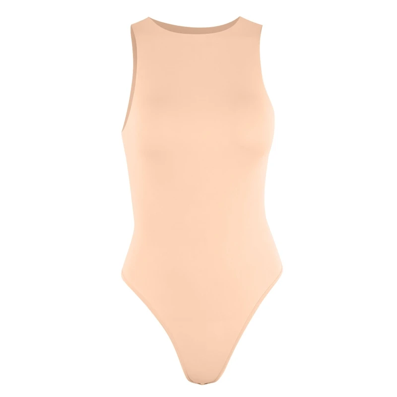 Women Summer Sleeveless Round Neck Bodycon Bodysuit Basic Plain Solid Color Racerback Cut Leotard Top 90s Seamless Skinny Thong
Women Summer Sleeveless Round Neck Bodycon Bodysuit Basic Plain Solid Color Racerback Cut Leotard Top 90s Seamless Skinny Thong