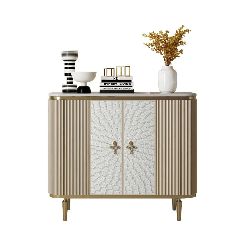 American style light luxury entrance cabinet modern simple living room marble
American style light luxury entrance cabinet modern simple living room marble