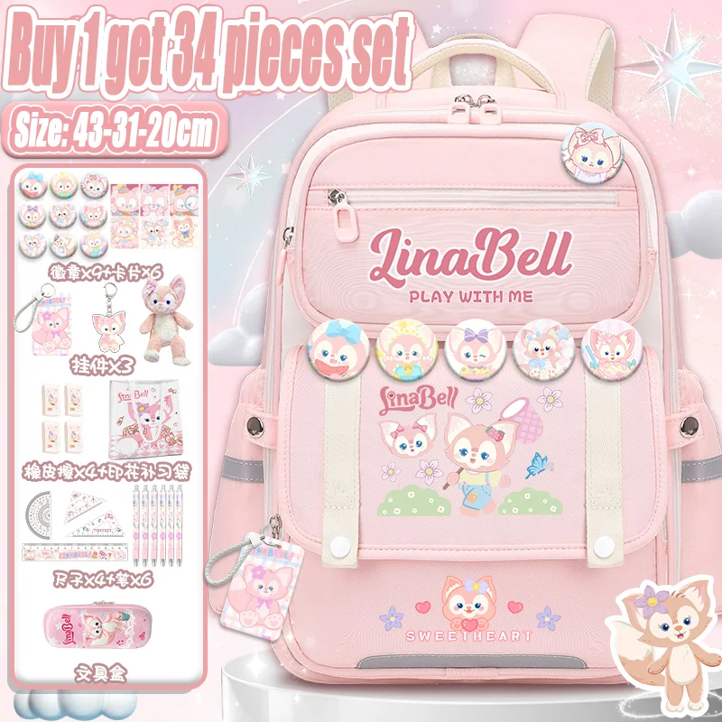 Рюкзак Lina Bell для девочек, новинка 2025 года, рюкзак Sanrio, модный молодежный школьный рюкзак большой вместимости с принтом
Рюкзак Lina Bell для девочек, новинка 2025 года, рюкзак Sanrio, модный молодежный школьный рюкзак большой вместимости с принтом