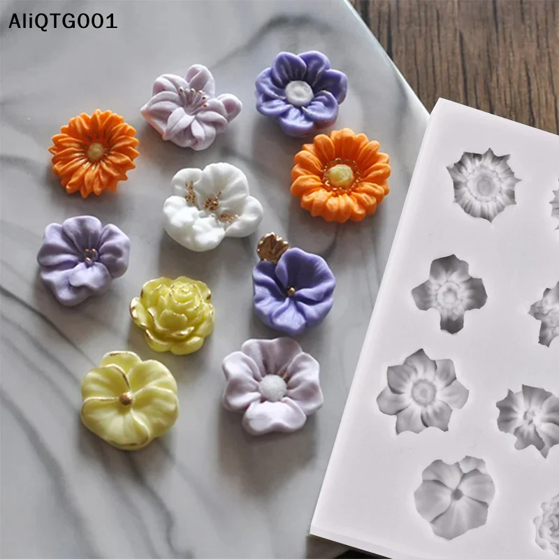 Rose Flower Series Silicone Mold for Cake Decorating Chocolate Fondant & Handmade Soap - Flower Shape Kitchen Baking Mold
Rose Flower Series Silicone Mold for Cake Decorating Chocolate Fondant & Handmade Soap - Flower Shape Kitchen Baking Mold