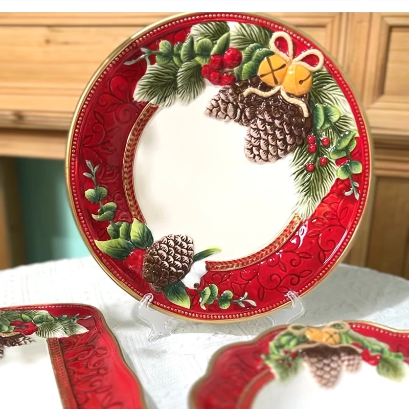 11-дюймовая керамическая сосновая шишка, ужин, суп, хлеб, десерт, прямоугольный ресторан
11-дюймовая керамическая сосновая шишка, ужин, суп, хлеб, десерт, прямоугольный ресторан