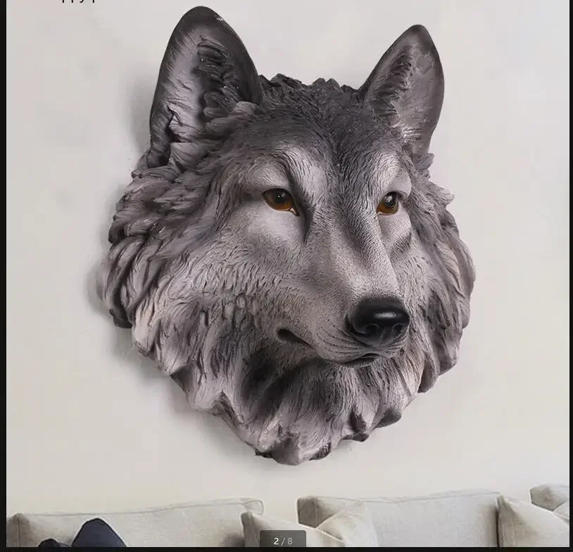 Resin Animal Wall Hangings Simulation Wolf Lion Tiger Bear Eagle Room Hanging Decorations Wall Decorations Animal Head Ornament
Resin Animal Wall Hangings Simulation Wolf Lion Tiger Bear Eagle Room Hanging Decorations Wall Decorations Animal Head Ornament