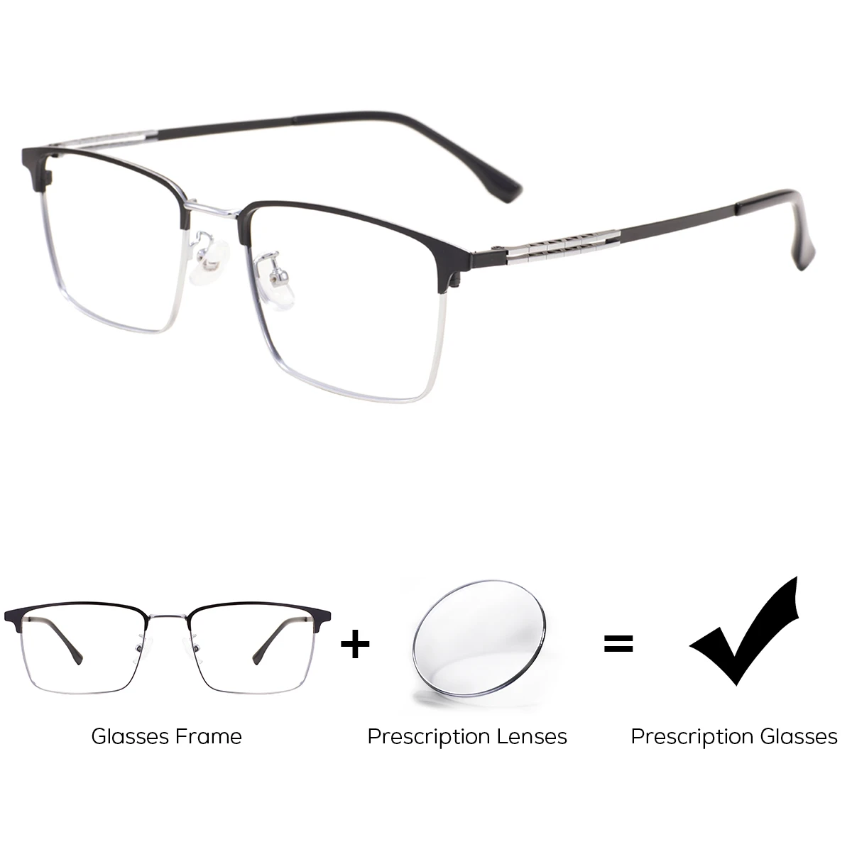 Men Fashion Photochromic Anti-blue Light Prescription Eyeglasses Metal Rectangle Office Computer Reading Driving Myopia Glasses
Men Fashion Photochromic Anti-blue Light Prescription Eyeglasses Metal Rectangle Office Computer Reading Driving Myopia Glasses