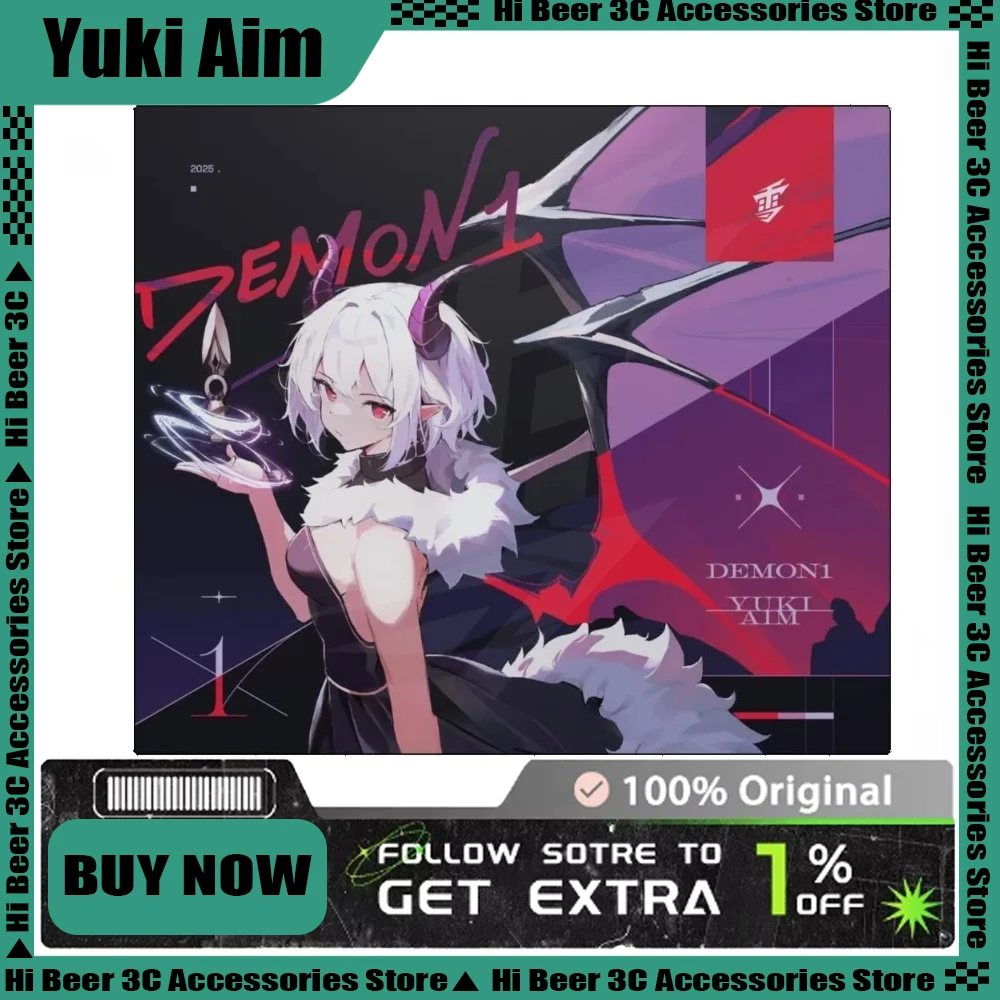 Yuki Aim x Demon1 Glass Mouse Pad Gaming FPS Tempered Glass Copy Edition Mouse Pad Smooth Professional Mouse Pad durable
Yuki Aim x Demon1 Glass Mouse Pad Gaming FPS Tempered Glass Copy Edition Mouse Pad Smooth Professional Mouse Pad durable