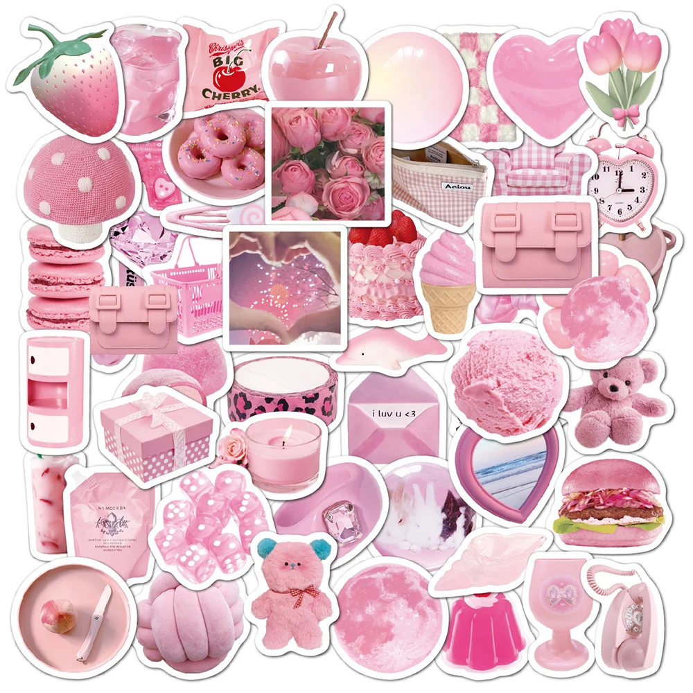 10/30/50pcs Pink Cartoon Decoration Stickers Aesthetic Kawaii Girls Decals Toys Waterproof DIY Stationery Laptop Phone Sticker
10/30/50pcs Pink Cartoon Decoration Stickers Aesthetic Kawaii Girls Decals Toys Waterproof DIY Stationery Laptop Phone Sticker