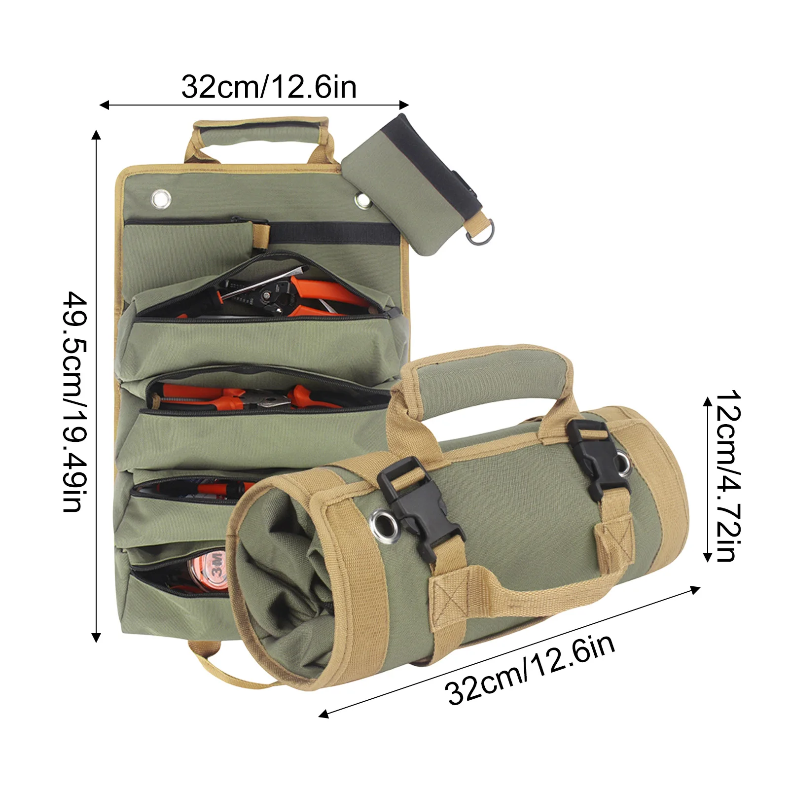 Сумка-ролл для инструментов, сумка для хранения инструментов, подарок для механиков, электриков и ремонтников, портативная сумка для хранения инструментов для мотоциклов
Сумка-ролл для инструментов, сумка для хранения инструментов, подарок для механиков, электриков и ремонтников, портативная сумка для хранения инструментов для мотоциклов