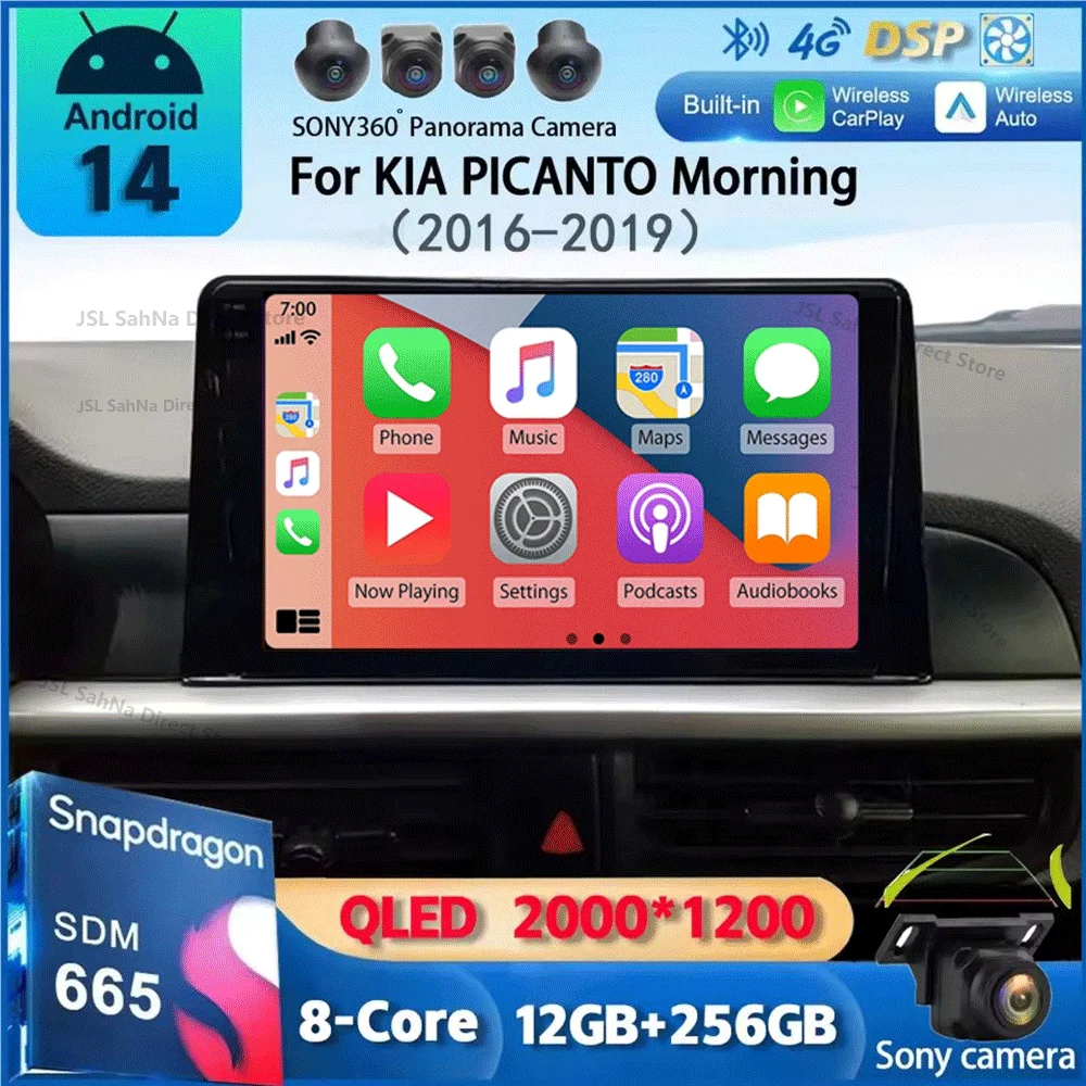 Автомобильный радиоприемник Android 14 Carplay для KIA PICANTO Morning K 2016 2017 2018 2019, навигация, GPS, мультимедийный плеер, автоматический Wi-Fi + 4G BT DSP
Автомобильный радиоприемник Android 14 Carplay для KIA PICANTO Morning K 2016 2017 2018 2019, навигация, GPS, мультимедийный плеер, автоматический Wi-Fi + 4G BT DSP
