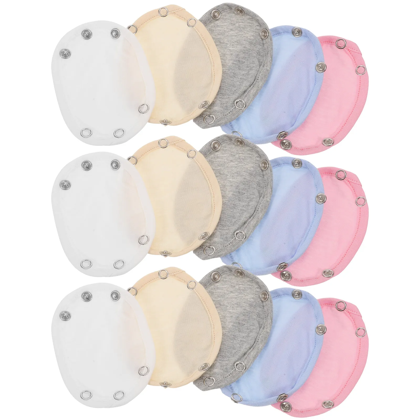 15Pcs Baby Bodysuit Extender Soft Cotton Jumpsuit Lengthen Pads for Infants Toddlers Crawling Suit Extension Clothing
15Pcs Baby Bodysuit Extender Soft Cotton Jumpsuit Lengthen Pads for Infants Toddlers Crawling Suit Extension Clothing