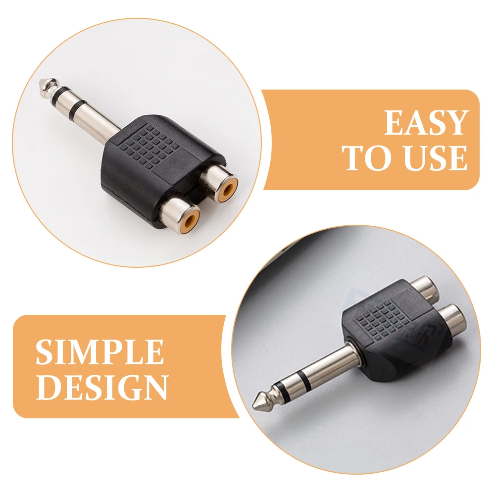 3 Pcs Audio Adapter Connectors and Adapters Rca Speaker Wire Splitter Plug Converter Male Female
3 Pcs Audio Adapter Connectors and Adapters Rca Speaker Wire Splitter Plug Converter Male Female