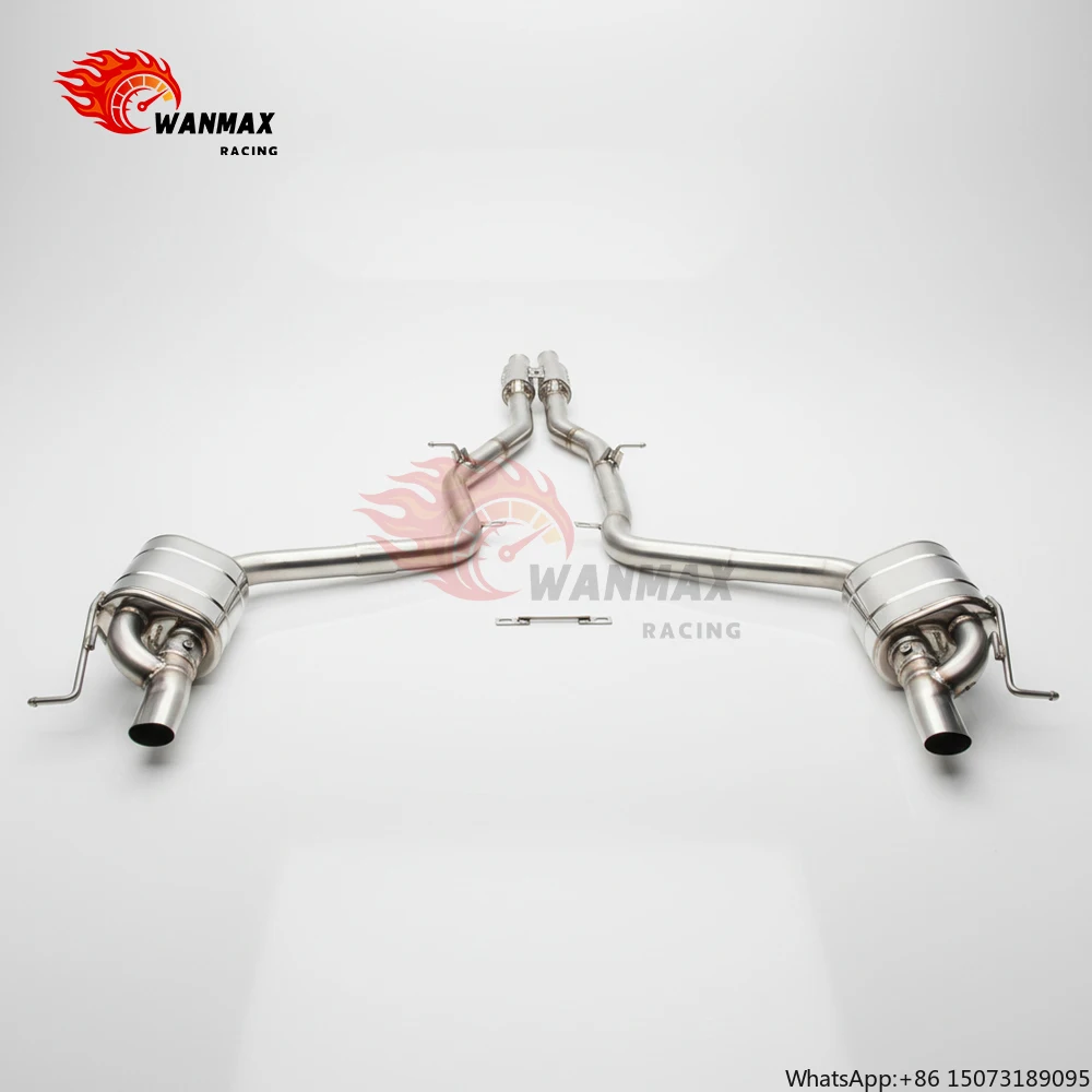 For 2015 CLS 500 Bi-Turbo Performance Exhaust System - Full Stainless Steel Cat-Back with Resonated Design, Direct Fit
For 2015 CLS 500 Bi-Turbo Performance Exhaust System - Full Stainless Steel Cat-Back with Resonated Design, Direct Fit