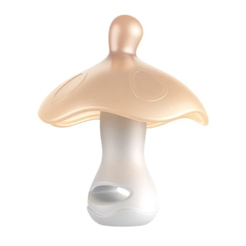 QX2D Mushroom Silicone Teether Flexible Teething Toy for Baby Teeth Brushing Helper
QX2D Mushroom Silicone Teether Flexible Teething Toy for Baby Teeth Brushing Helper