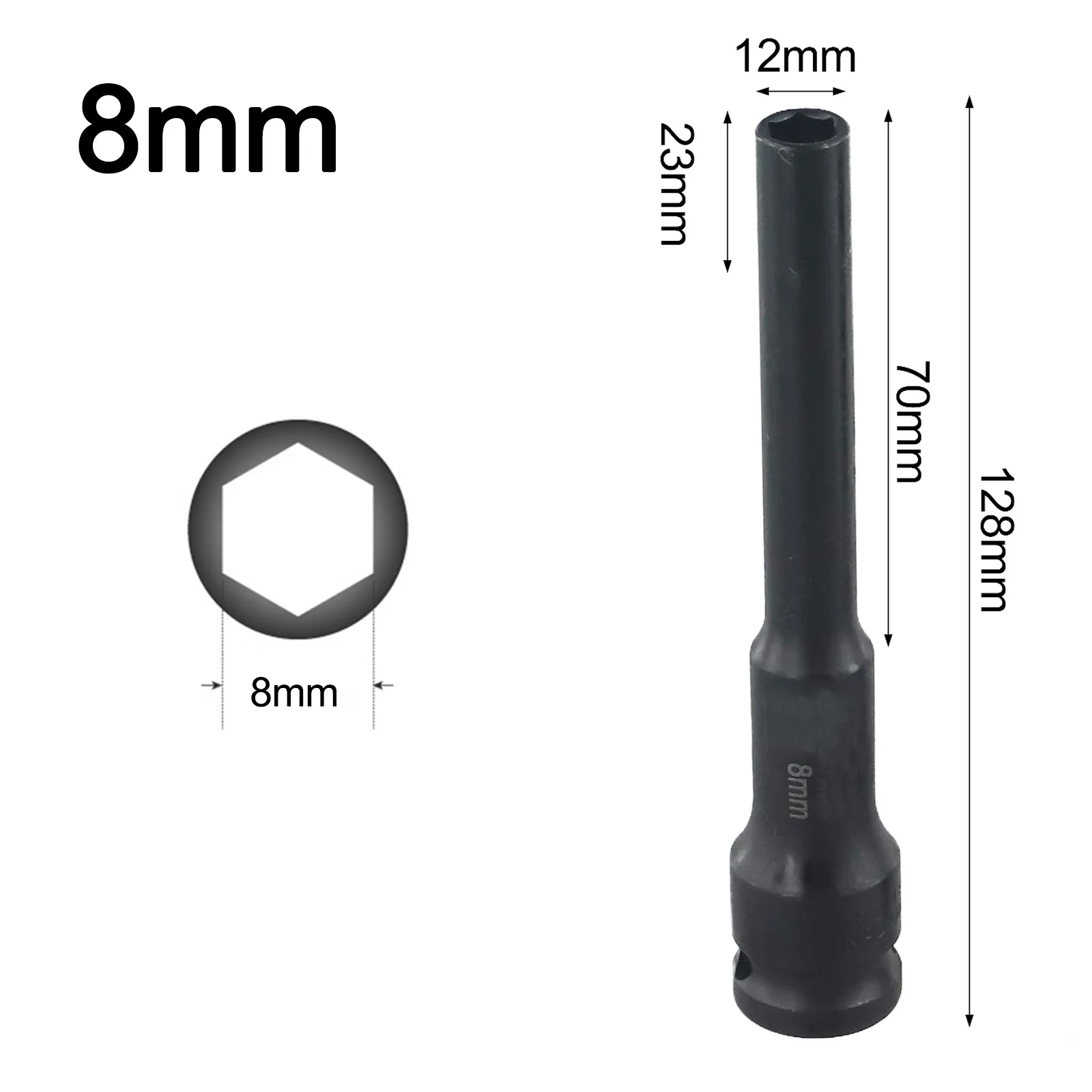 Hex Socket Head Adapter Converter Set 12 Drive for Socket Wrench with Thin Wall Sleeve Design and 128mm Length
Hex Socket Head Adapter Converter Set 12 Drive for Socket Wrench with Thin Wall Sleeve Design and 128mm Length